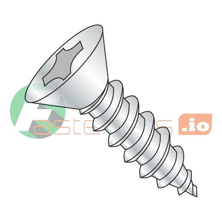Newport Fasteners Sheet Metal Screw, 5/16" x 1 in, Zinc Plated Steel Flat Head Phillips Drive, 1250 PK 948149